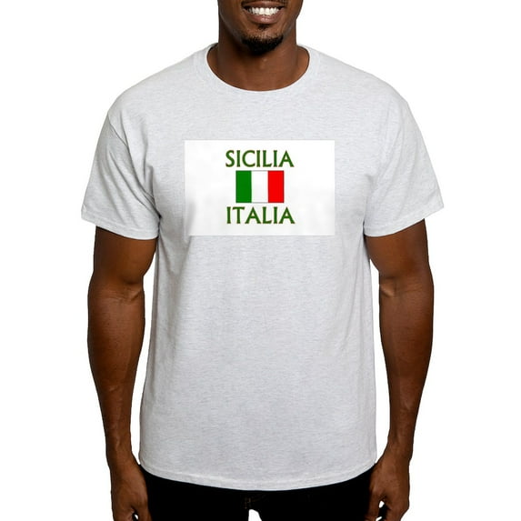 CafePress - Sicilia, Italia Ash Grey T Shirt - Light T-Shirt - CP