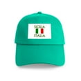 thumbnail image 1 of CafePress - Sicilia, Italia Cap - Adjustable 100% Brushed Unisex Casual Cotton Baseball Cap, Beige, 1, 1 of 2