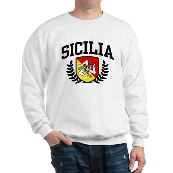CafePress - Sicilia Sweatshirt - Crew Neck Sweatshirt