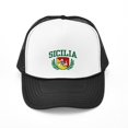 thumbnail image 1 of CafePress - Sicilia - Adjustable Unisex Printed Trucker Hat with Mesh Back, 1 of 8