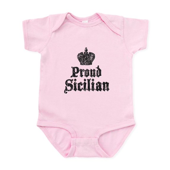 CafePress - Sicilian Pride Infant Bodysuit - Baby Light Bodysuit, Size Newborn - 24 Months