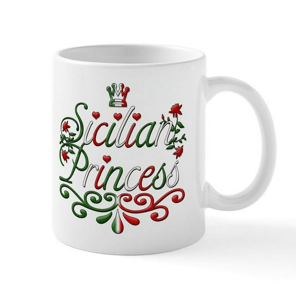 CafePress - Sicilian Princess Mug - 11 oz Ceramic Mug - Novelty Coffee Tea Cup