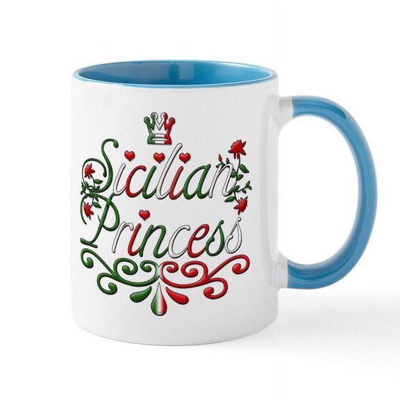 CafePress - Sicilian Princess Mug - 11 oz Ceramic Mug - Novelty Coffee Tea Cup