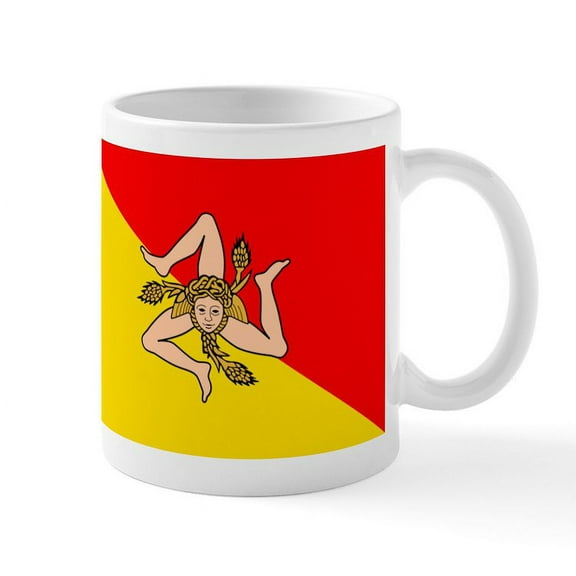 CafePress - Sicily Mug - 11 oz Ceramic Mug - Novelty Coffee Tea Cup