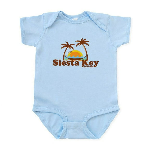 CafePress - Siesta Key FL Infant Bodysuit - Baby Light Bodysuit, Size Newborn - 24 Months