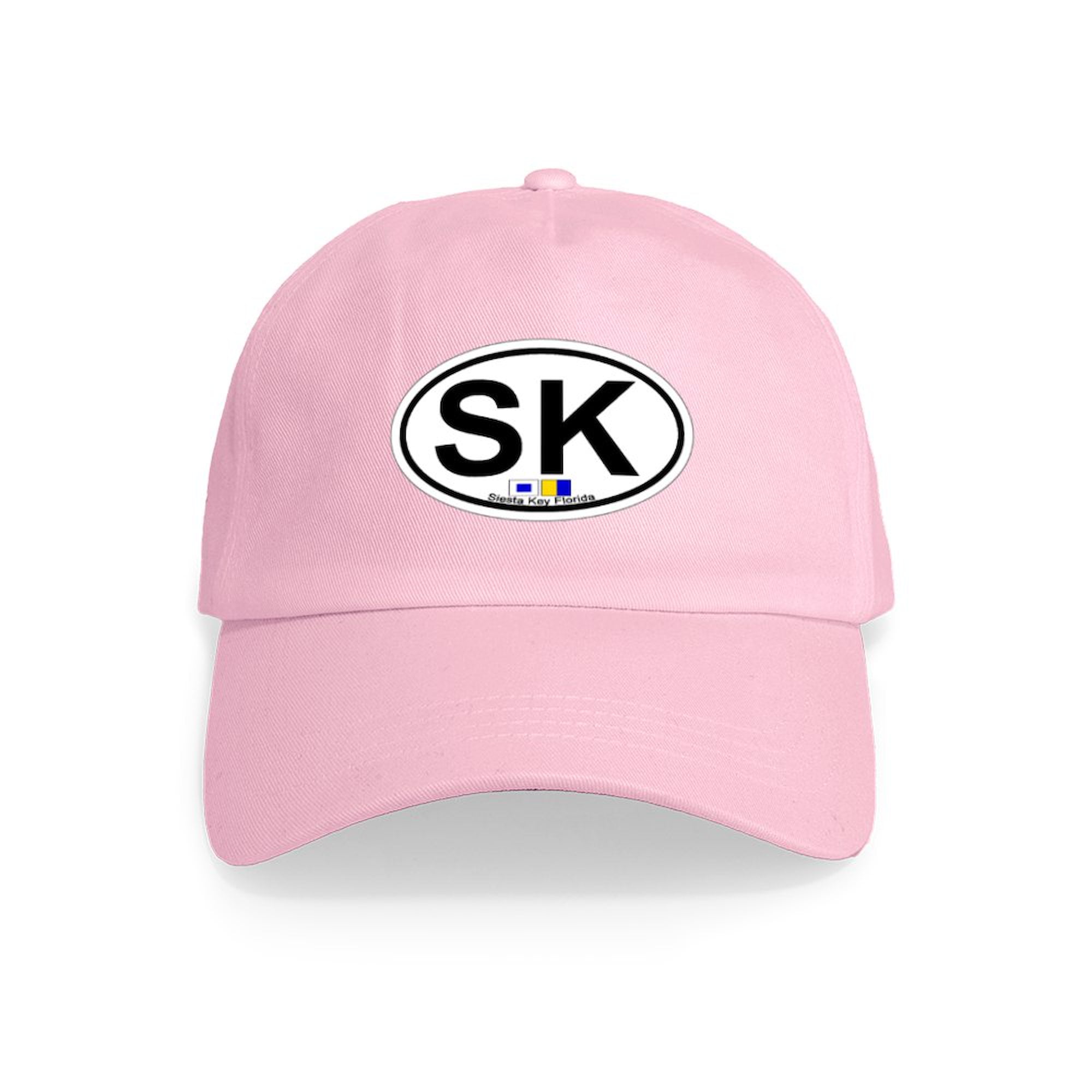 CafePress Siesta Key FL Oval Design Cap Adjustable 100