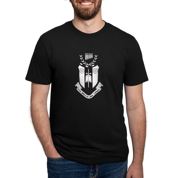 CafePress - Sigma Alpha Iota Black And White Crest T Shirt - Mens Tri-blend T-Shirt
