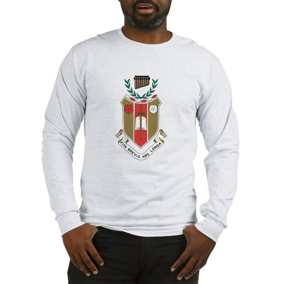 CafePress - Sigma Alpha Iota Colored Crest Long Sleeve T Shirt - Unisex Cotton Long Sleeve T-Shirt