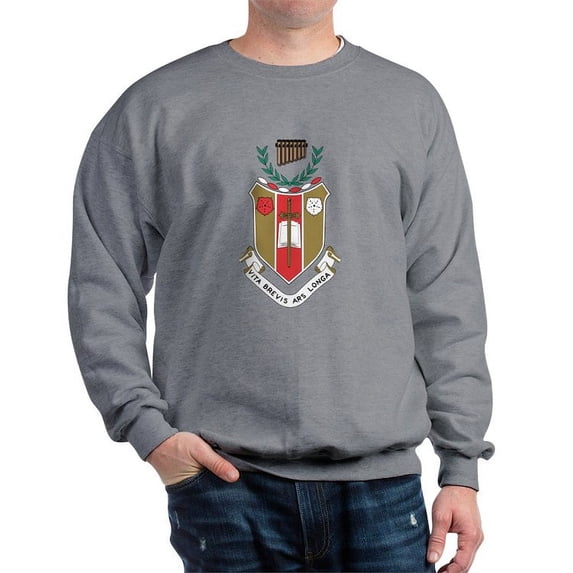 CafePress - Sigma Alpha Iota Colored Crest Sweatshirt - Crew Neck Sweatshirt