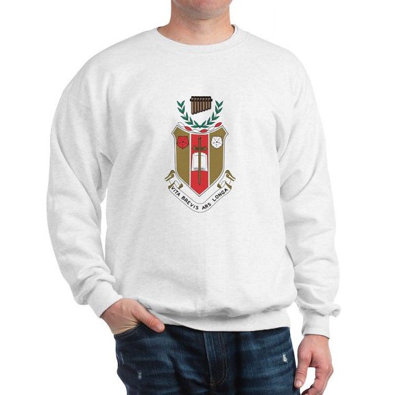 CafePress - Sigma Alpha Iota Colored Crest Sweatshirt - Crew Neck Sweatshirt