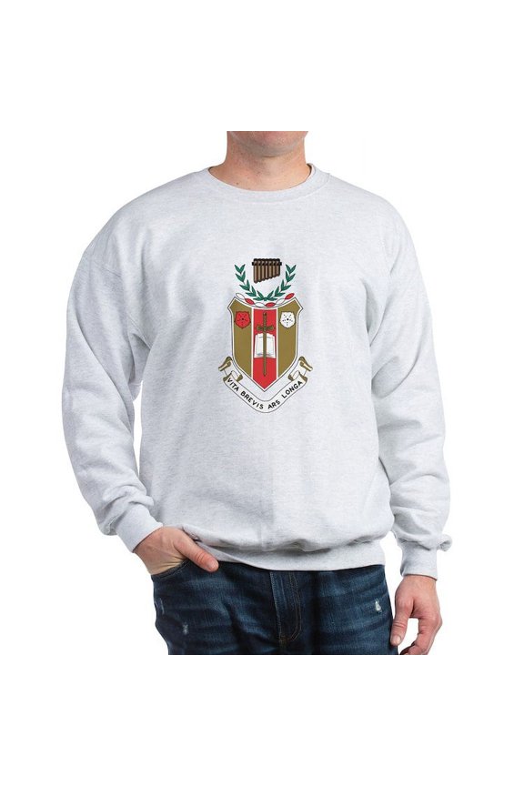 - Sigma Alpha Iota Colored Crest Sweatshirt - Crew Neck Sweatshirt