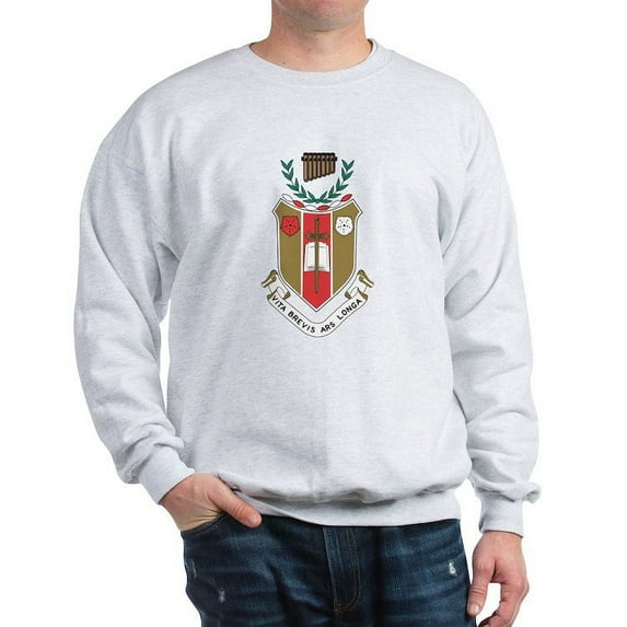 CafePress - Sigma Alpha Iota Colored Crest Sweatshirt - Crew Neck Sweatshirt