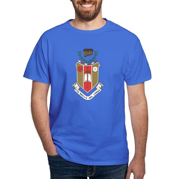 CafePress - Sigma Alpha Iota Colored Crest T Shirt - Men's Classic Graphic Cotton T-Shirt