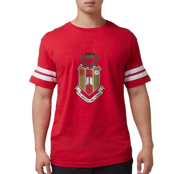 CafePress - Sigma Alpha Iota Colored Crest T Shirt - Mens Football Shirt