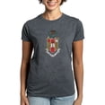 thumbnail image 1 of CafePress - Sigma Alpha Iota Colored Crest T Shirt - Women's Traditional Fit Dark T-Shirt, 1 of 4