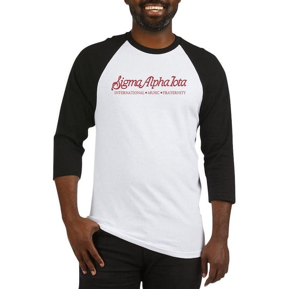 CafePress - Sigma Alpha Iota Logo Baseball Jersey - Cotton Baseball Jersey, 3/4 Raglan Sleeve Shirt