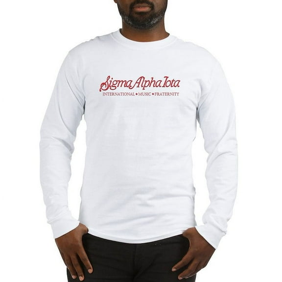 CafePress - Sigma Alpha Iota Logo Long Sleeve T Shirt - Unisex Cotton Long Sleeve T-Shirt