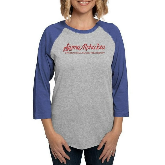 CafePress - Sigma Alpha Iota Logo Long Sleeve T Shirt - Womens Baseball Tee