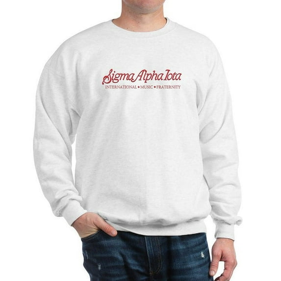 CafePress - Sigma Alpha Iota Logo Sweatshirt - Crew Neck Sweatshirt