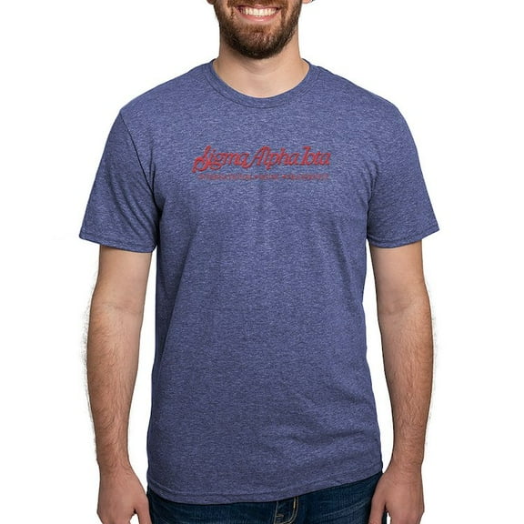 CafePress - Sigma Alpha Iota Logo T Shirt - Mens Tri-blend T-Shirt