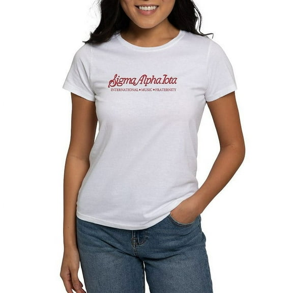 CafePress - Sigma Alpha Iota Logo T Shirt - Women's Classic T-Shirt