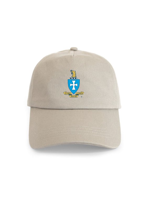 - Sigma Chi Coat Of Arms Colored - Adjustable 100% Brushed Unisex Casual Cotton Baseball Cap, Beige, 1