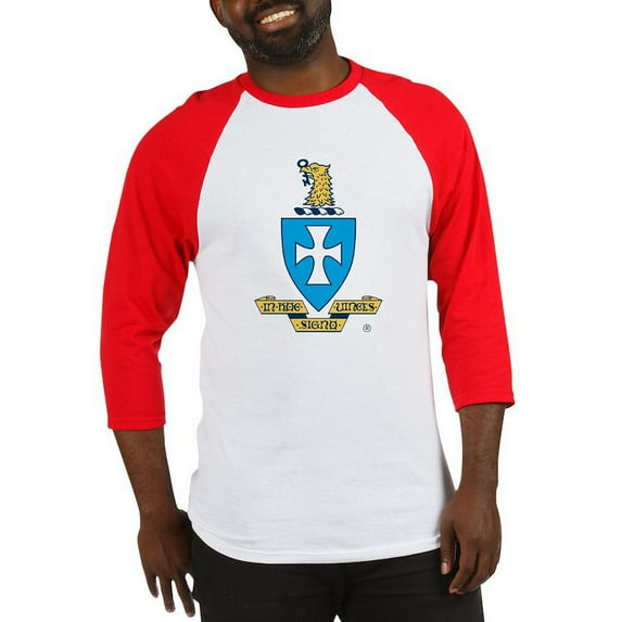 CafePress - Sigma Chi Coat Of Arms Colored Baseball Jersey - Cotton Baseball Jersey, 3/4 Raglan Sleeve Shirt