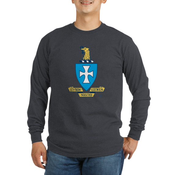 CafePress - Sigma Chi Coat Of Arms Colored Long Sleeve T Shirt - Long Sleeve Dark T-Shirt