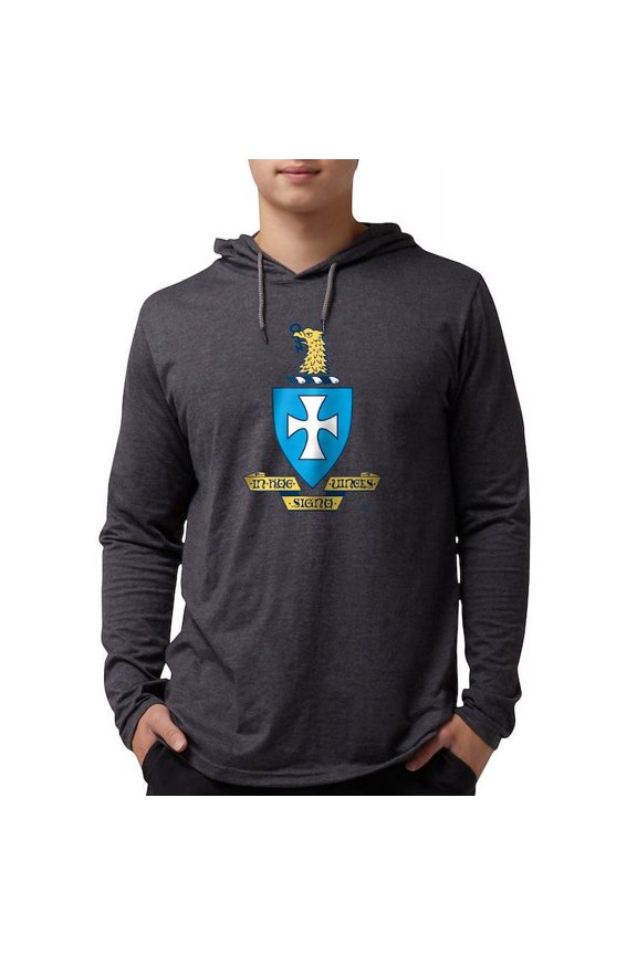 - Sigma Chi Coat Of Arms Colored Long Sleeve T Shirt - Mens Hooded Shirt