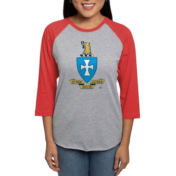 CafePress - Sigma Chi Coat Of Arms Colored Long Sleeve T Shirt - Womens Baseball Tee