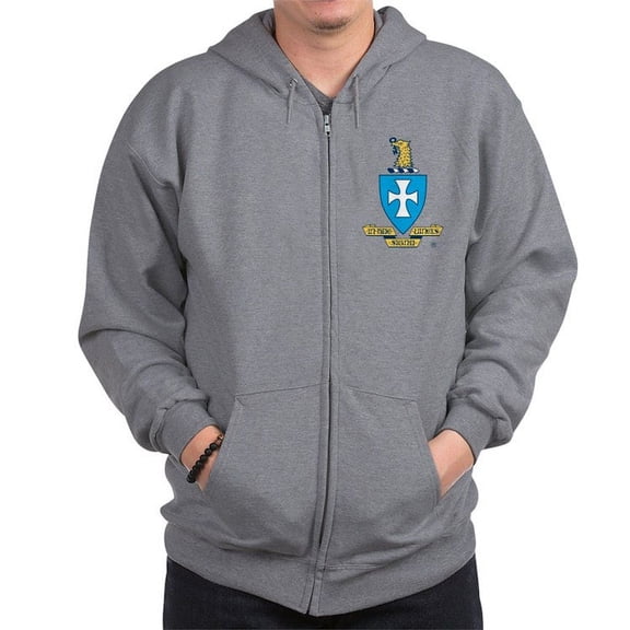 CafePress - Sigma Chi Coat Of Arms Colored Sweatshirt - Zip Hoodie, Classic Hooded Sweatshirt with Metal Zipper