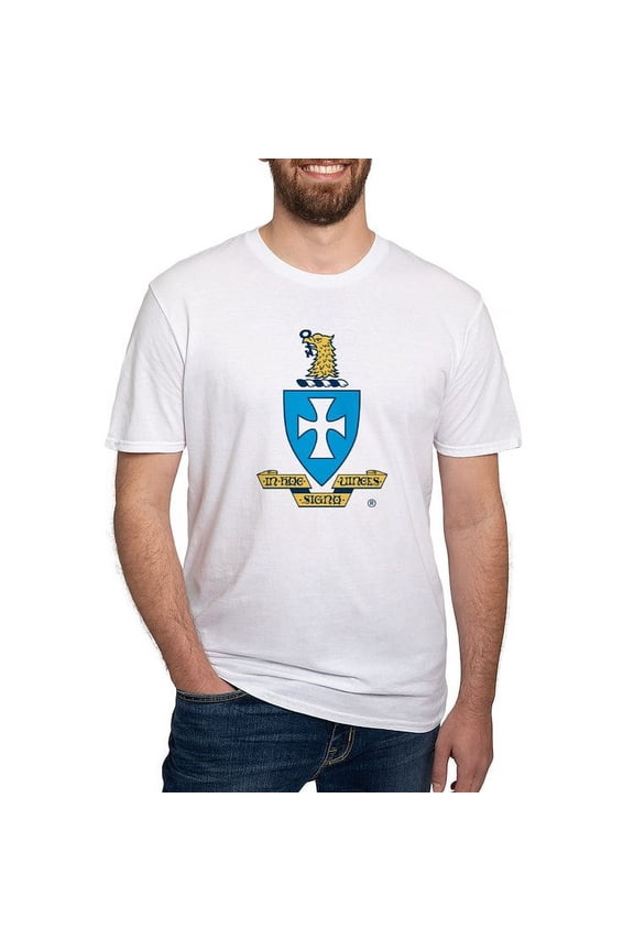 - Sigma Chi Coat Of Arms Colored T Shirt - Fitted T-Shirt, Vintage Fit Soft Cotton Tee