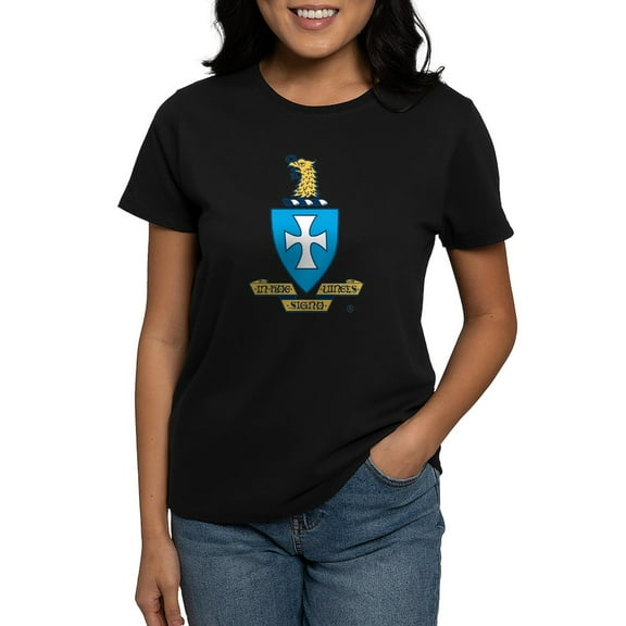 CafePress - Sigma Chi Coat Of Arms Colored T Shirt - Women's Traditional Fit Dark T-Shirt