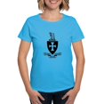 thumbnail image 1 of CafePress - Sigma Chi Coat Of Arms T Shirt - Women's Traditional Fit Dark T-Shirt, 1 of 4