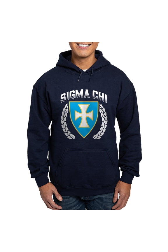 - Sigma Chi Flag Colored Sweatshirt - Pullover Hoodie, Classic, Comfortable Hooded Sweatshirt