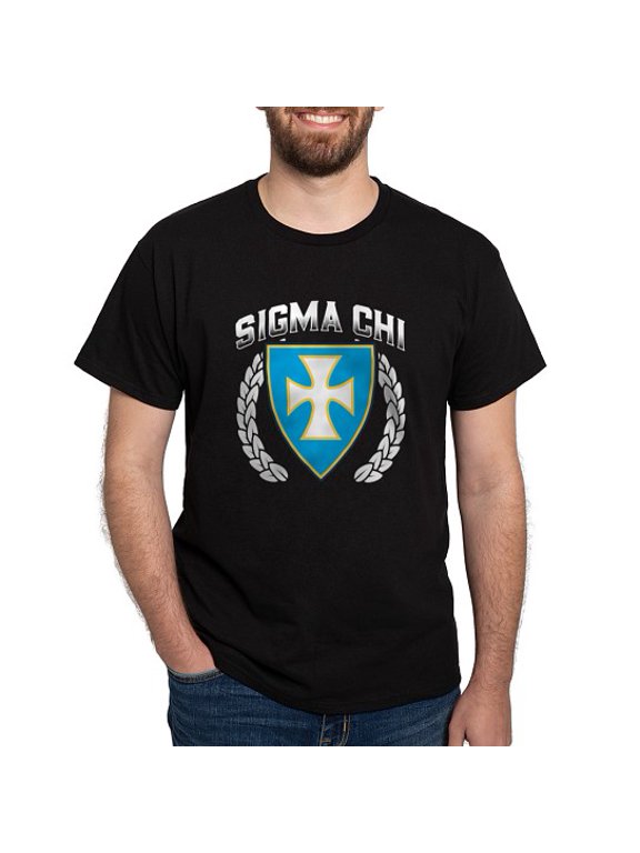 - Sigma Chi Flag Colored T Shirt - Men's Classic Cotton T-Shirts