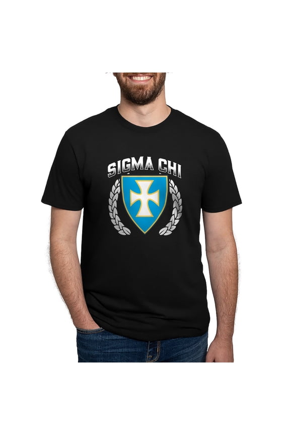 - Sigma Chi Flag Colored T Shirt - Mens Tri-blend T-Shirt
