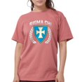 thumbnail image 1 of CafePress - Sigma Chi Flag Colored T Shirt - Womens Comfort Colors® Shirt, 1 of 4