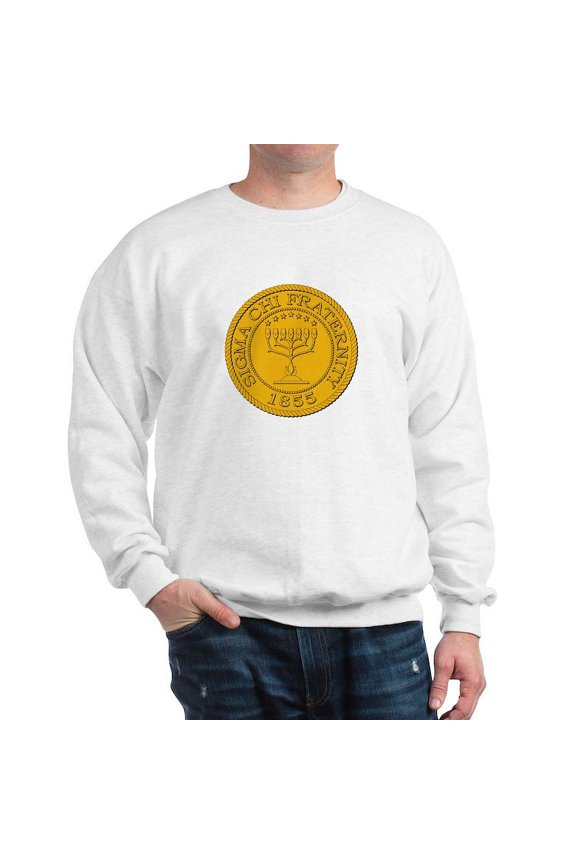- Sigma Chi Grand Seal Color Sweatshirt - Crew Neck Sweatshirt