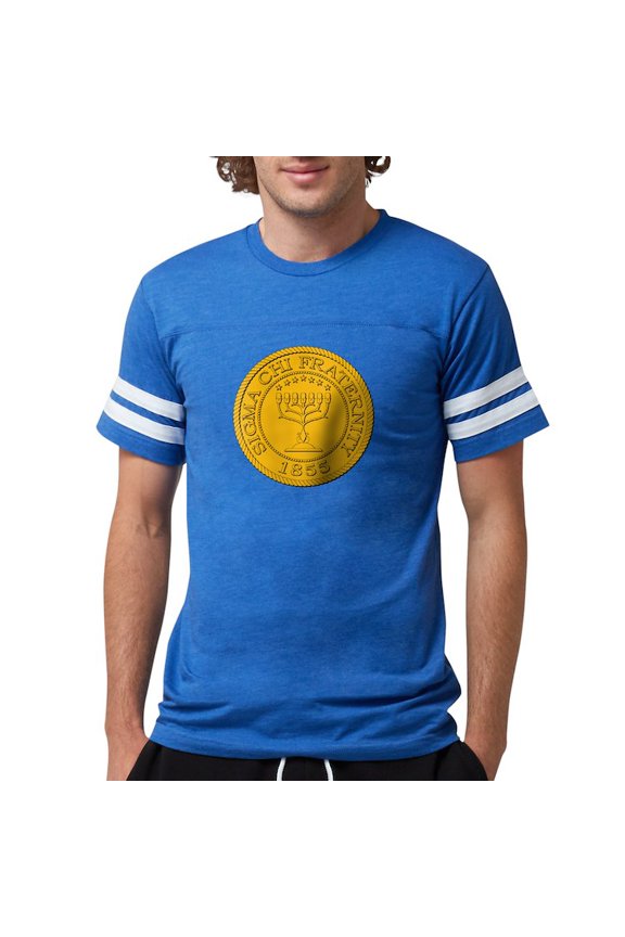 - Sigma Chi Grand Seal Color T Shirt - Mens Football Shirt