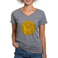 thumbnail image 1 of CafePress - Sigma Chi Grand Seal Color T Shirt - Women's V-Neck Dark T-Shirt, 1 of 4