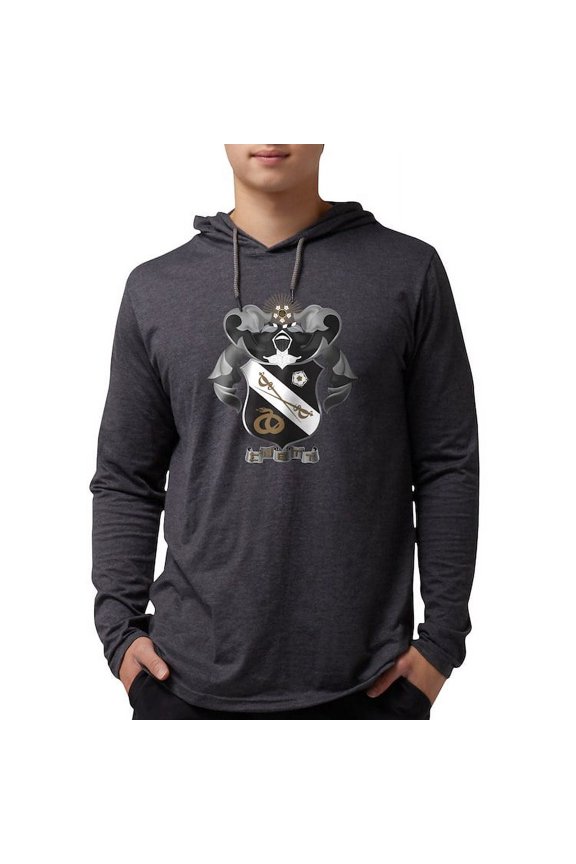 - Sigma Nu Coat Of Arms Long Sleeve T Shirt - Mens Hooded Shirt