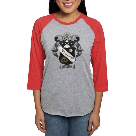 CafePress - Sigma Nu Coat Of Arms Long Sleeve T Shirt - Womens Baseball Tee