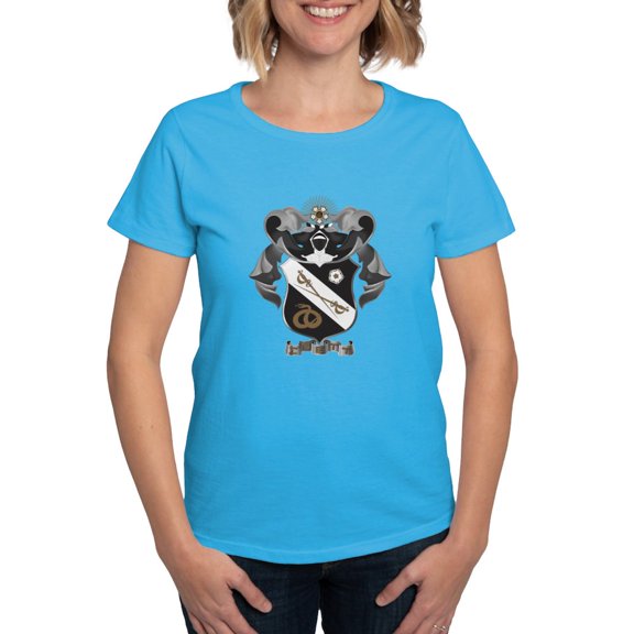 CafePress - Sigma Nu Coat Of Arms T Shirt - Women's Traditional Fit Dark T-Shirt