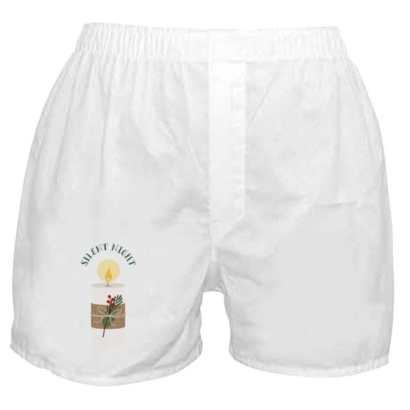 CafePress - Silent Night Boxer Shorts - Men's Novelty Boxer Shorts