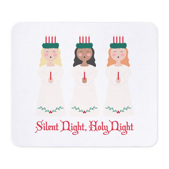 CafePress - Silent Night Mousepad - Non-slip Rubber Mousepad, Gaming Mouse Pad