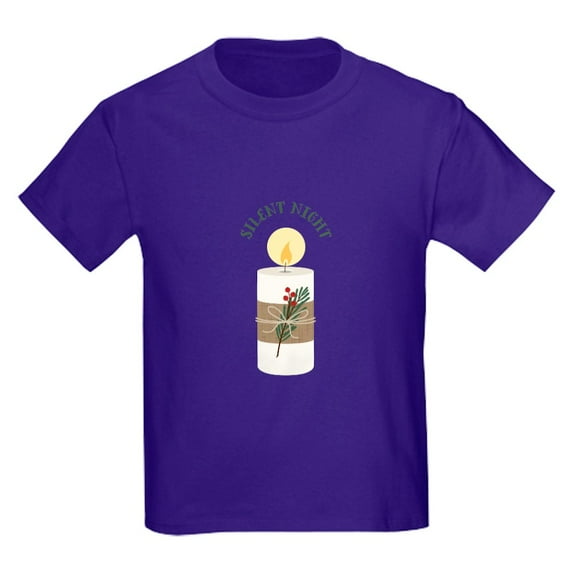 CafePress - Silent Night T Shirt - Dark T-Shirt Kids XS-XL