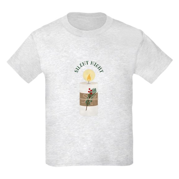 CafePress - Silent Night T Shirt - Light Classic Kids Graphic, Short Sleeve T-Shirt, Sizes XS-XL