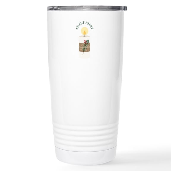 CafePress - Silent Night Travel Mug - Insulated Stainless Steel Travel Tumbler 20 oz.