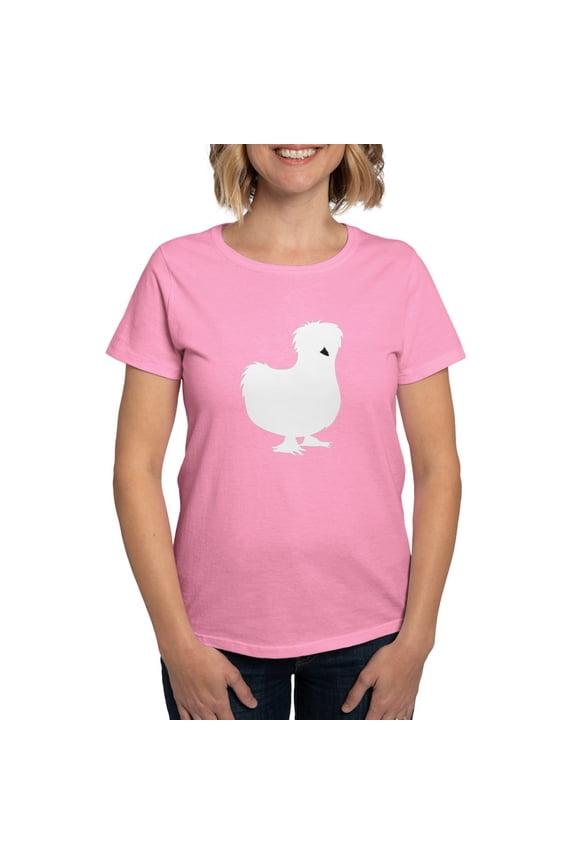 - Silkie Chicken Women's T Shirt - Women's Traditional Fit Dark T-Shirt
